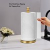 Fatizon Paper Towel Holder Stand, Gold Paper Towel Holder Countertop,