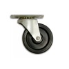 Shepherd 2-1/2" Swivel Caster with Top Plate and Polyolefin Wheel