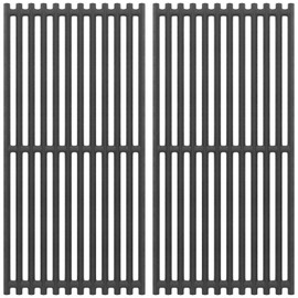 BBQ Future 17" Grill Grates for Charbroil 2-Burner Tru-Infrared Gas Grills 463644220 463642316 463632320 463632520, Cast Iron Cooking Grid Replacement Part G369-0030-W2 for Charbroil Grill Parts