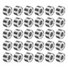 sourcing map 30pcs 693ZZ Deep Groove Ball Bearings 3x8x4mm Chrome