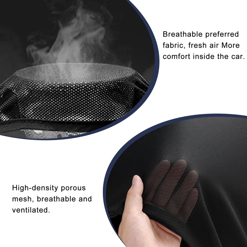 BAIFULAI Car Tailgate Mosquito Net Sun Protection Curtains, 180 x