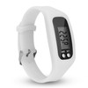 SFW Pedometer Wrist Electronic Watch White