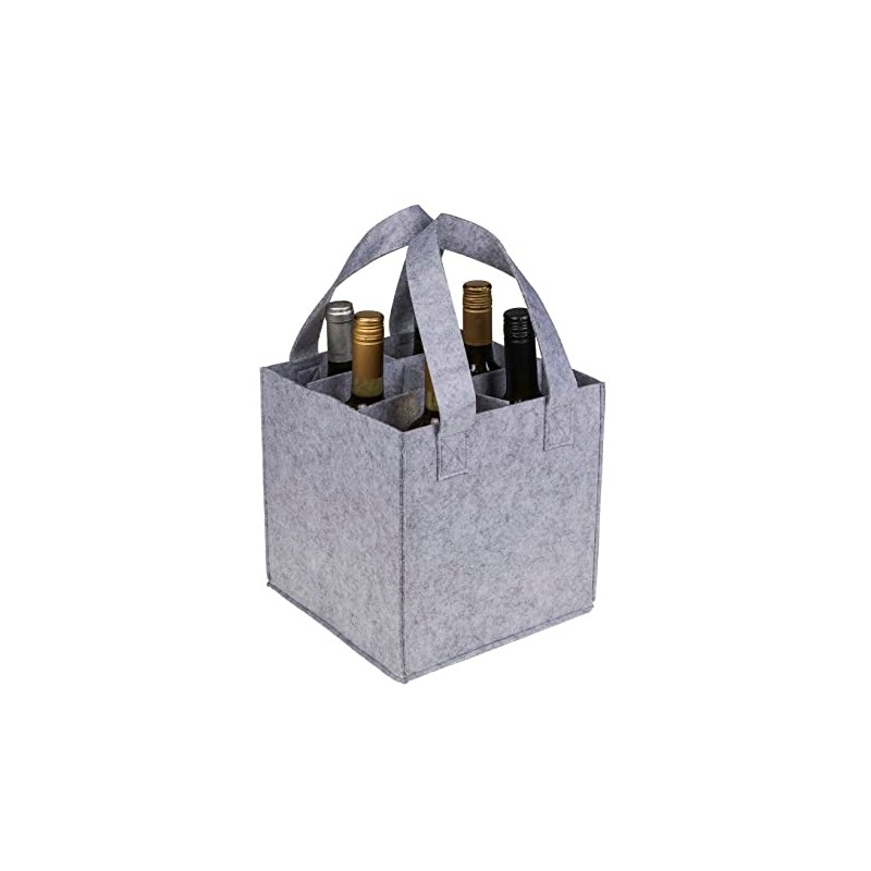 MIJOMA Felt Bottle Bag, Felt Bag for Bottlebag, Shopping Bag,