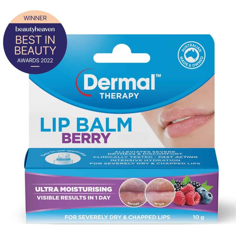 Dermal Therapy Lip Balm Tube (Single Pack, Berry)
