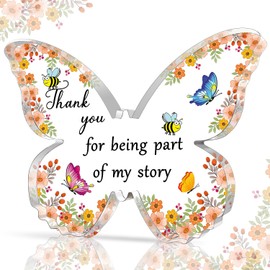 QMVMV Thank You Teacher Gifts Acrylic Plaque Gifts for Women Christmas Birthday Thanksgiving Gifts for Teacher Retirement Leaving Gifts