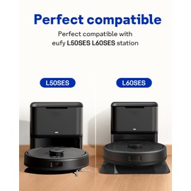 L60 Replacement Dust bags for eufy L50 SES, L60 SES Self-Empty Station, 10 Pack