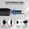 Satol 54 Inch Inverted Golf Umbrella for Rain Automatic Windproof