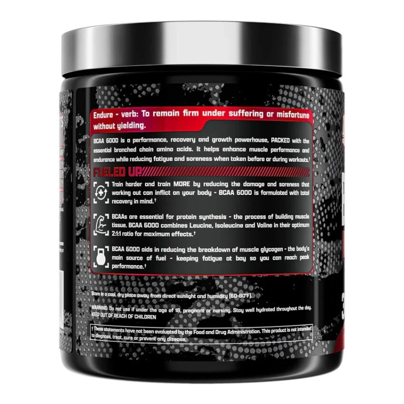 Nutrex BCAA 6000 Recovery Endurance Amino Acid Leucine Valine Isoleucine