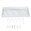 Bathroom Space Aluminum Shelf Bathroom Wall Mounted Drill Free Shelf