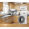 Stainless Steel Scrubber for Dishes with Stainless Steel Handle, Steel
