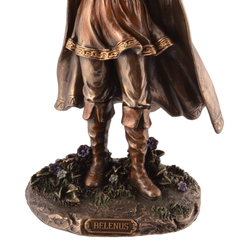 Belenus Celtic God of Sun and Fire - Bronzed by