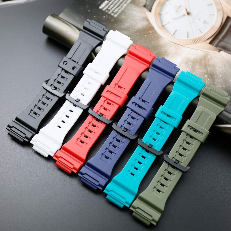 KHZBS Resin Band watch strap Replacement for AQ-S810W/AQ-S810 watchbands