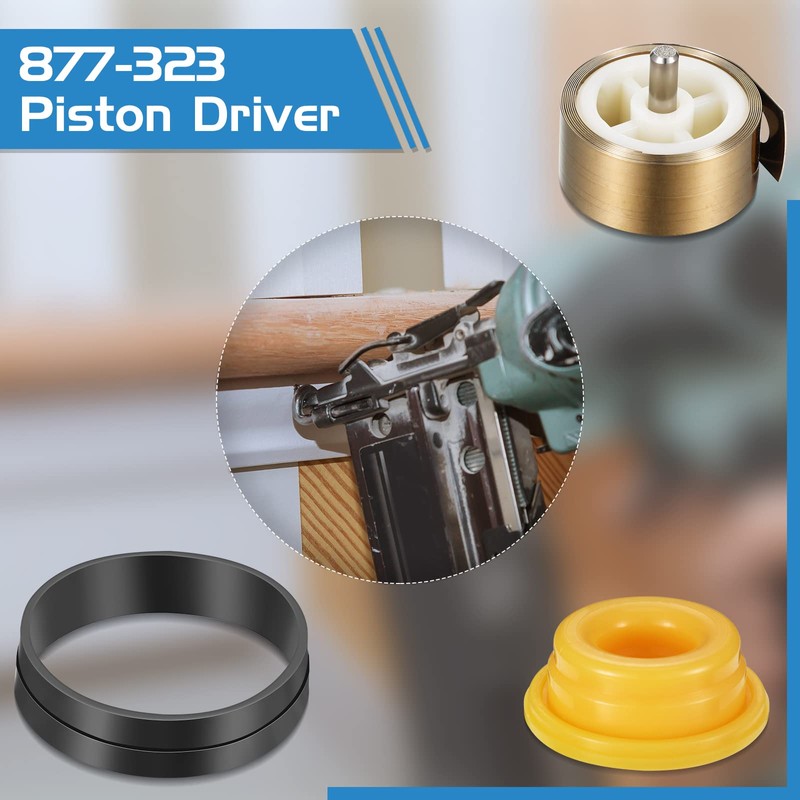 9 Pieces Tools Parts Gasket Kit Bumper Air Nail Gun Parts Nail Gun Driver