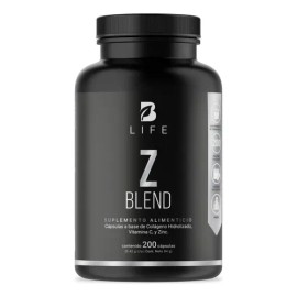 B Life Zinc Con Colágeno Y Vitamina C - 200 Cápsulas                                                                                                  