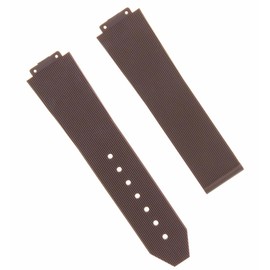 Ewatchparts 21-24-25mm Rubber Silicone Watch Band Strap Compatible With H Hublot Includes Buckle, 4 Screws, And Screw Driver