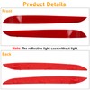 Abodvu Compatible with Hyundai Sonata Rear Bumper Reflector 2015-2017,Left Driver