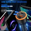 Magift Bluetooth Car Adapter 5.4 FM Bluetooth Transmitter, [FlY LED