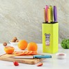 Knife Set, Vituer 7PCS Stainless Steel Kitchen Knife Block Set,