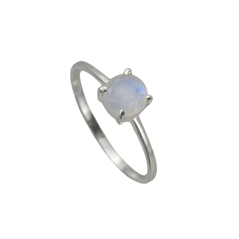 I-be, Rainbow Moonstone Gemstone Ring 925 Sterling Silver 107921/6KF, Gemstone