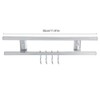 Wall Mounted Stainless Steel Magnetic Knife Holder Double Bar Kitchen