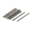 Sourcingmap M3 x 50mm 0.5mm Pitch 304 Stainless Steel Fully