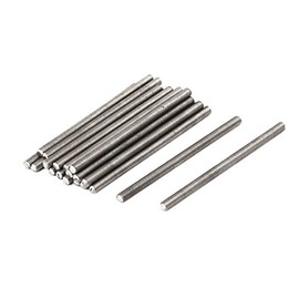 Sourcingmap M3 x 50mm 0.5mm Pitch 304 Stainless Steel Fully Threaded Rods Hardware 20 Pcs