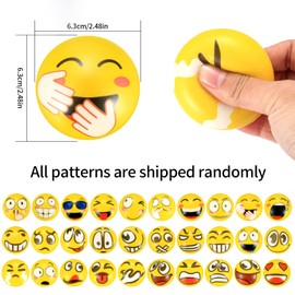 lzijun 12 Stücke Stressball,Stressball Kinder,Antistress Bälle für Kinder/Erwachsene Mitgebsel KinderGastgeschenke Kindergeburtstag Gastgeschenke Weihnachten