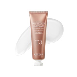 PESTLO PESTLE + ROAD Baby Collagen Glow Mask - Korean Peel Off Mask Cuidado De La Piel Infundido Con Reallagen/T3 Colágeno Vegano, Aginon, Volufilina, Para Elasticidad, Firmeza, Brillo De La Piel