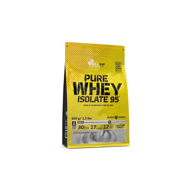 Olimp Pure Whey Isolate 95 Proteinpulver - Premium Molkenprotein-Isolat, Reich
