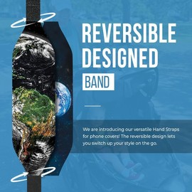 Switchbands Customizable and reversible phone straps |Pack of 2|Adjustable phone grip strap|Phone strap compatible for wireless charging |Phone loop strap for all phone cases - Celestial Dreams Custom