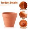 Abiemuce Pack of 24 4 x 4.5 cm Clay Pots,