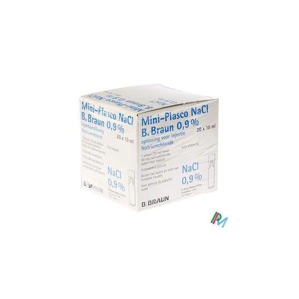 B.Braun Medical MINI PLASCO NACL 0,9 % AMP20X10ML