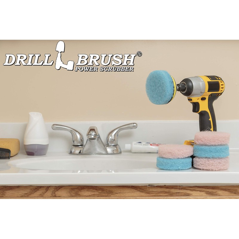 Power Scumbusting Scrubbing Pads Bathroom Surfaces Shower Tubs Tile