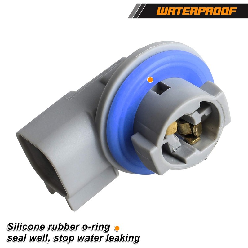 NDRUSH License Plate Light Sockets Wiring Harness Plug Connectors Replacement