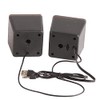 Mini Cube USB Stereo Desktop Speaker 3.5mm Jack Wired Speaker
