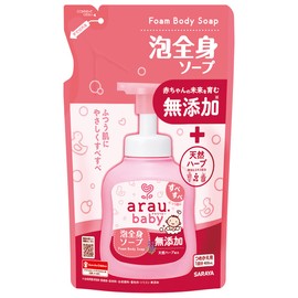 arau. Baby Full Body Foam Soap, Refill, 13.5 fl oz (400 ml)