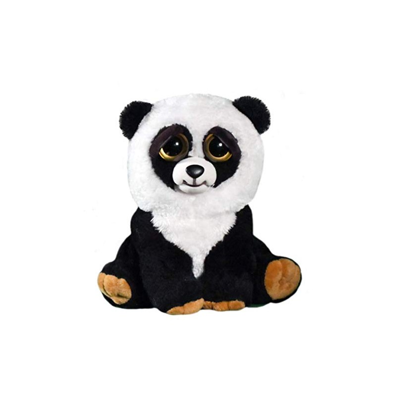 Feisty Pets Black Belt Bobby Plush Stuffed Panda That Turns