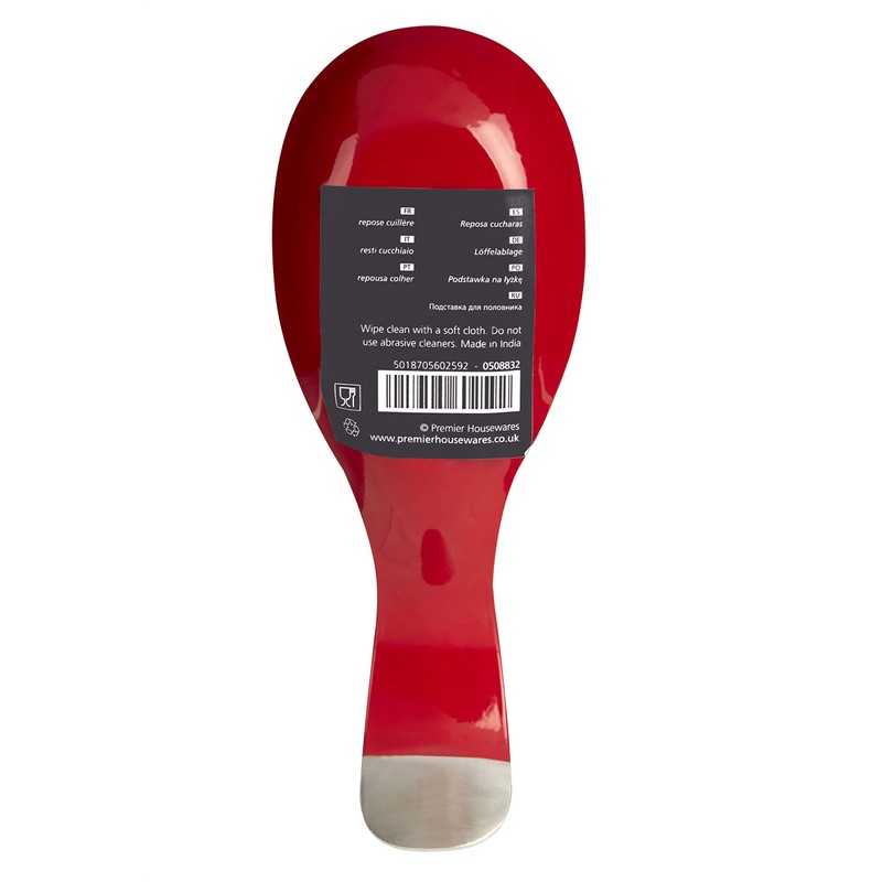 Premier Housewares 508832 Rest Spoon - Red, H4 x W18