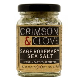 Sage Rosemary Sea Salt by Crimson and Clove (4.5 oz.)