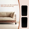 Risbay Bed Risers,2 inch Furniture Table Sofa Lift,Furniture Risers,Heavy Duty