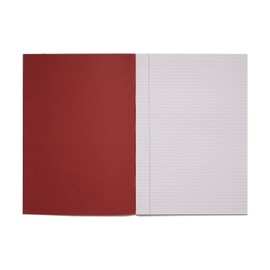 Rhino Stationery Exercise Book | A4 | 80 Page | 6mm Lined With Margin | Red | Learning Resources | School Books | Pack of 1