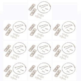 Furniture Straps Anti Tilt Furniture Anchor Set Safety Furniture Wall Straps for Bookcase Cabinet Dresser 10 Pieces