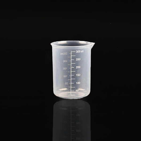 2 Piece Scientific Tumbler Set, Measuring Cylinder, Laboratory Plastic Jug,