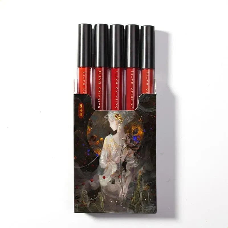 A Set De 5 Brillos De Labios Para Estudiantes, No