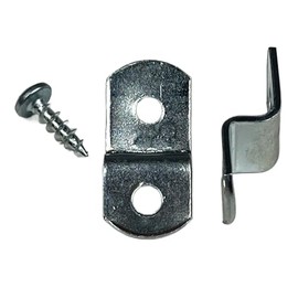 Canvas Clips for Picture Framing screws included 15 per pack ( Choose your offset size ) by E.H.C. (1/4" offset)