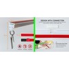 Ontrack Self Adhesive Curtain Track, Ceiling Track Set- No Drill,