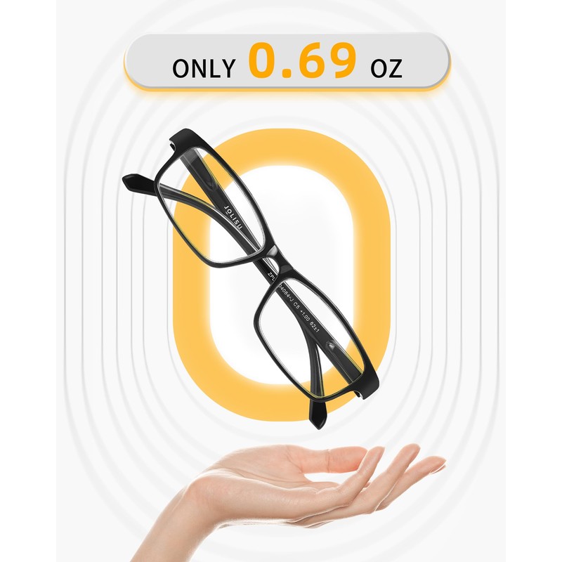 JOLISU Pack Reading Glasses for Women and Men, Lightweight Eyeglasses