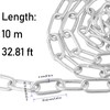 KINJOEK Stainless Steel Link Chain, 5/32 Inch x 32.8 Feet