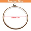 Waziaqoc 8 Inch Embroidery Hoop Frame Set, Round Circle Imitated