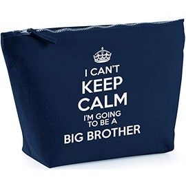 Hippowarehouse I Can't Keep Calm I'm Going to be a Big Brother printed make up cosmetic wash bag 18x19x9cm